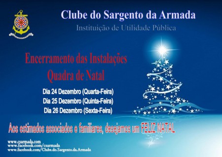 24/25/26-12-2014 - Encerramento - Período de Natal